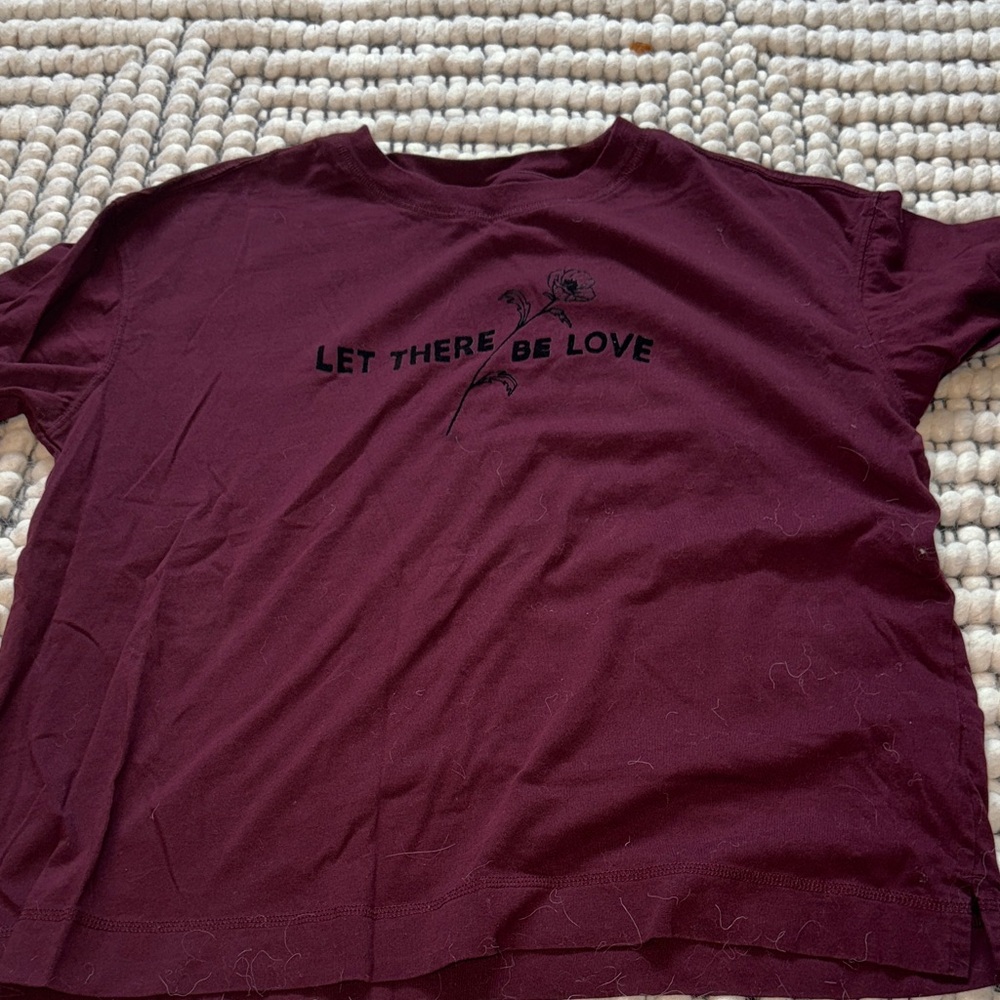 Maroon Graphic Tee